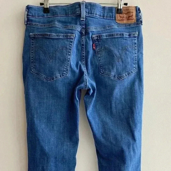 Levi’s Women’s Boyfriend Jeans - Hawaii Blue (Waterless) Wash - Size 29 - Picture 12 of 14